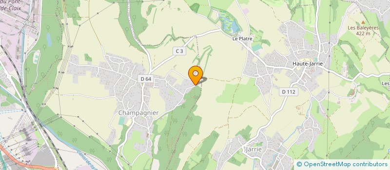 localisation de l'entreprise SUGIL  CHAMPAGNIER