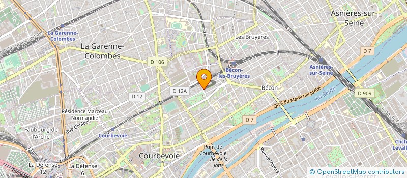 localisation de l'entreprise SUGINO MACHINE FRANCE à COURBEVOIE