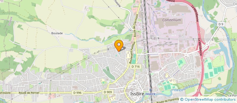 localisation de l'entreprise SUHA  ISSOIRE