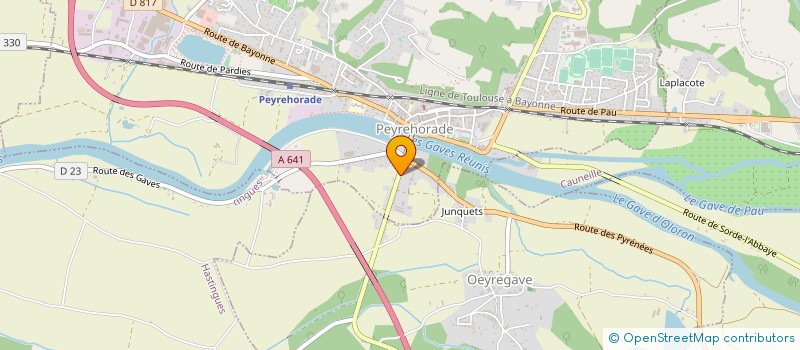 localisation de l'entreprise SUHAS MATERIAUX à PEYREHORADE