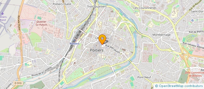 localisation de l'entreprise SUHO à POITIERS