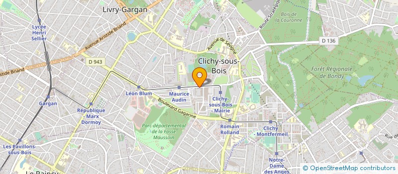 localisation de l'entreprise SUHULET à CLICHY-SOUS-BOIS