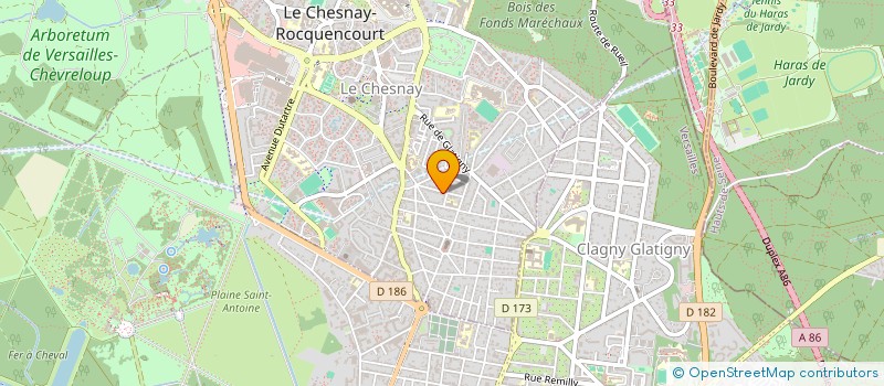 localisation de l'entreprise SUI GENERIS CONSEIL  LE CHESNAY-ROCQUENCOURT