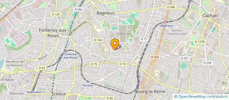 localisation de l'entreprise SUI XI TANG SHI à BAGNEUX