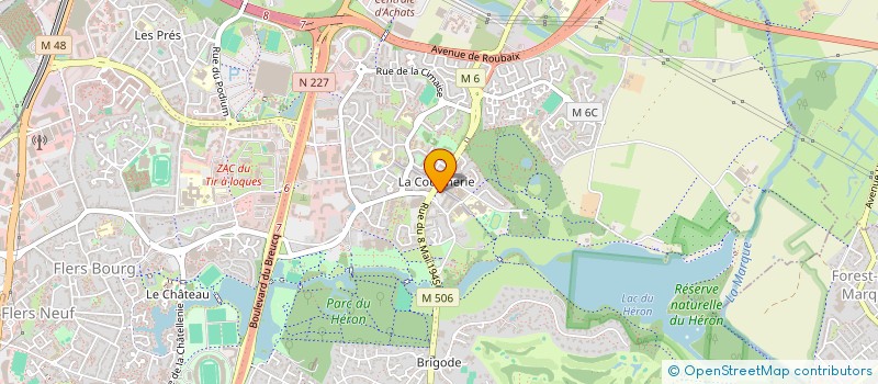 localisation de l'entreprise SUIN COUSINERIE  VILLENEUVE-D'ASCQ