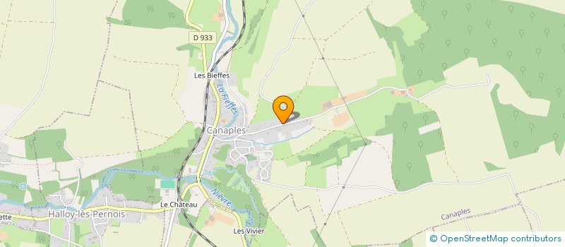 localisation de l'entreprise SUINOT-FOUBERT à CANAPLES