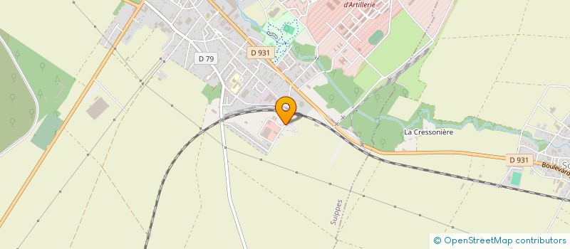 localisation de l'entreprise SUIPPES AUTO  SUIPPES