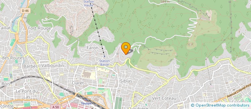 localisation de l'entreprise SUIRAM  TOULON