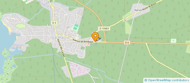 localisation de l'entreprise SUIRE à LACANAU