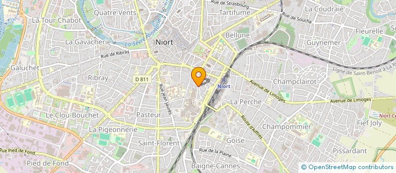 localisation de l'entreprise SUIRICEAU à NIORT