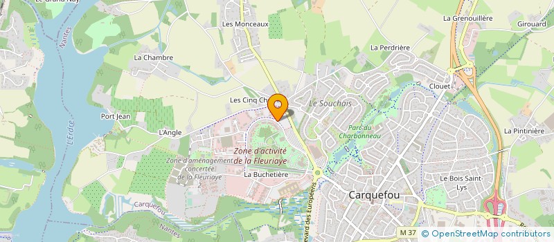 localisation de l'entreprise SUIRIS AMENAGEMENT à CARQUEFOU