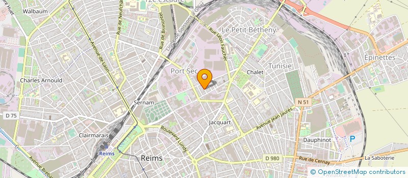 localisation de l'entreprise SUIRPHAS à REIMS