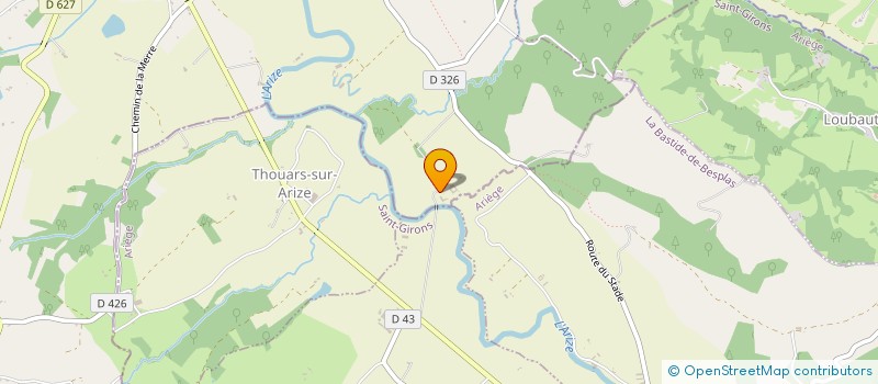 localisation de l'entreprise SUIS LE MOUV'  SAINT-CHRISTAUD