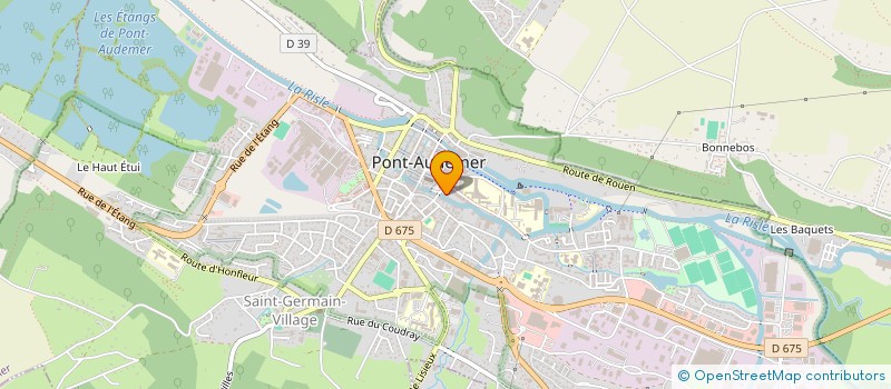 localisation de l'entreprise SUISSA DE SPA PRODUCTIONS à PONT-AUDEMER