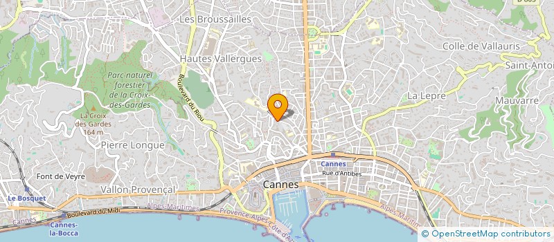 localisation de l'entreprise SUISSA IMPRIMEUR à CANNES
