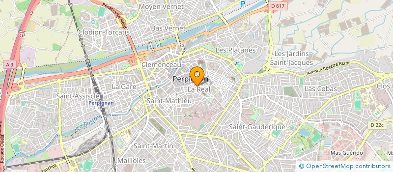 localisation de l'entreprise SUISSE ET BORDEAUX  PERPIGNAN