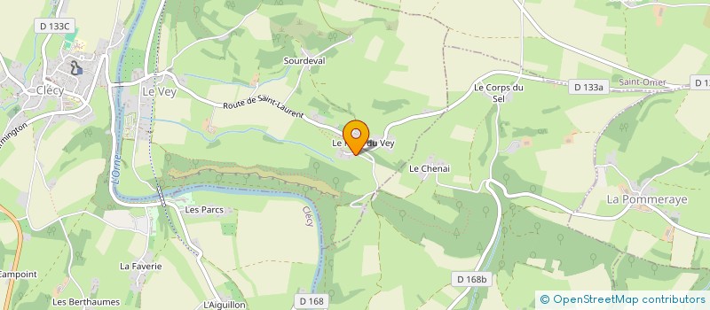 localisation de l'entreprise SUISSE NORMANDE LOISIRS  LE VEY