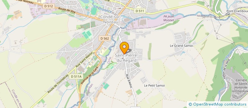 localisation de l'entreprise SUISSE NORMANDE PREMIERS SECOURS à SAINT-PIERRE-DU-REGARD