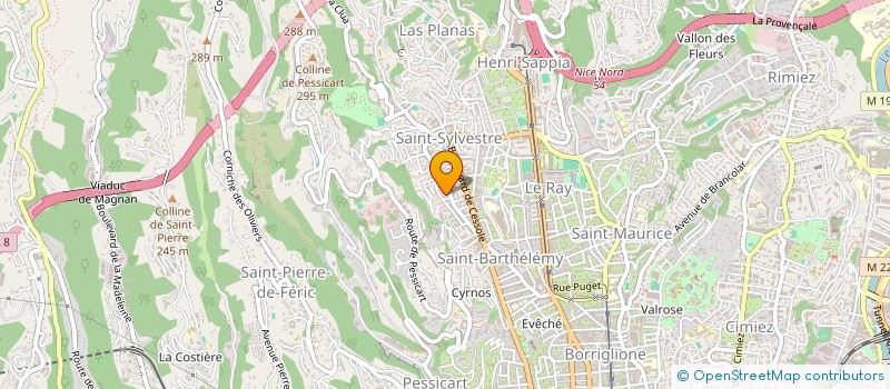 localisation de l'entreprise SUITCAB à NICE