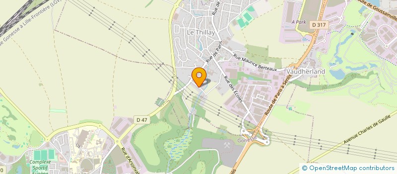 localisation de l'entreprise SUITE AUTOS  LE THILLAY