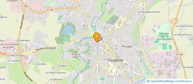 localisation de l'entreprise SUITE N5 à FOUGERES