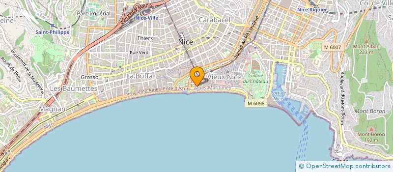 localisation de l'entreprise SUITE OPERA à NICE