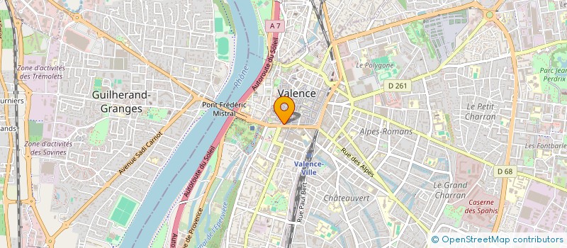 localisation de l'entreprise SUITE VALENCE  VALENCE