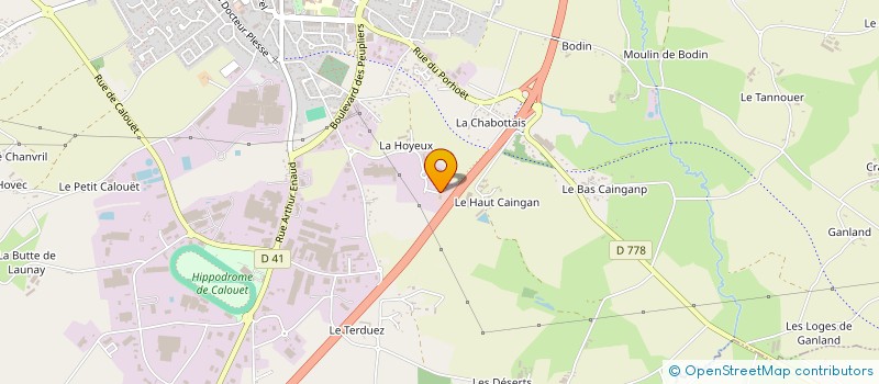 localisation de l'entreprise SUITIMMO à LOUDEAC