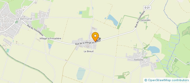 localisation de l'entreprise SUIVEZ LE LAPIN BLANC à LE BERNARD