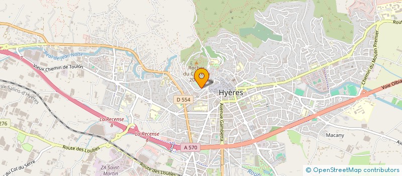 localisation de l'entreprise SUIVI COLLECTIF DES OISEAUX DE PORQUEROLLES à HYERES