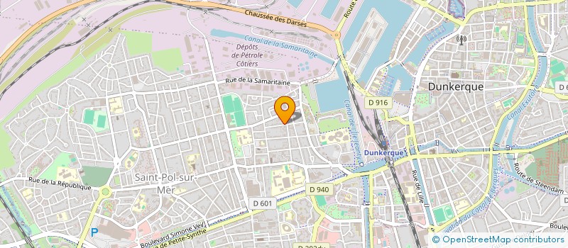 localisation de l'entreprise SUIVI SECURITE CHANTIER ENVIRONNEMENT à DUNKERQUE