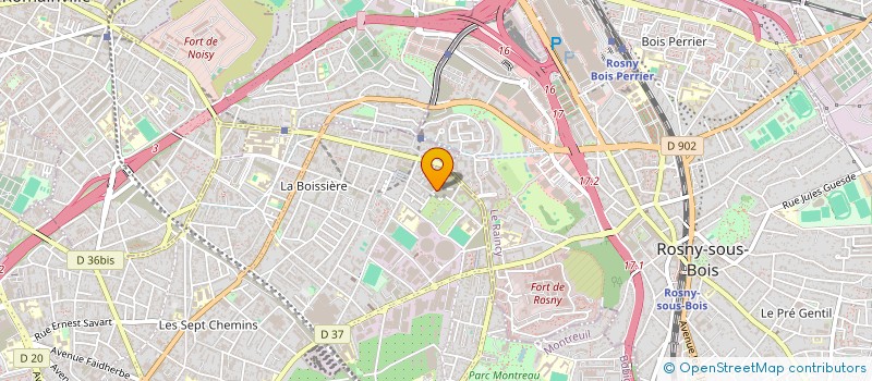 localisation de l'entreprise SUJAY & CO  MONTREUIL