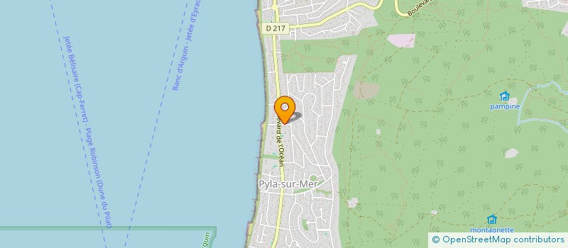 localisation de l'entreprise SUJITON à LA TESTE-DE-BUCH