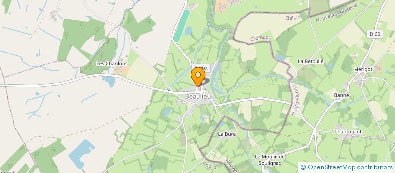 localisation de l'entreprise SUJO à BEAULIEU