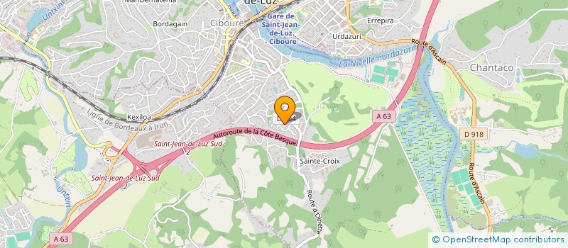 localisation de l'entreprise SUKALDE à SAINT-JEAN-DE-LUZ