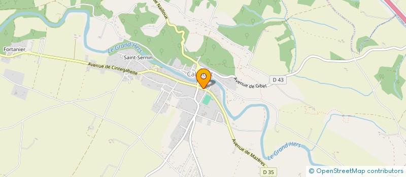 localisation de l'entreprise SUKANKU AIKIDO  CALMONT