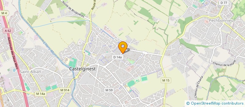 localisation de l'entreprise SUKARI VISION  CASTELGINEST