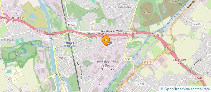 localisation de l'entreprise SUKCES  DOUAI