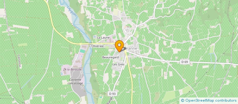 localisation de l'entreprise SUKHA  CAIRANNE