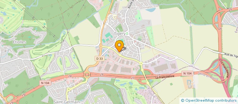 localisation de l'entreprise SUKHA YOGA ACADEMIE  TIGERY