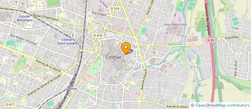 localisation de l'entreprise SUKI  COLMAR