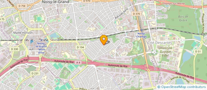 localisation de l'entreprise SUKIYAKI  NOISY-LE-GRAND