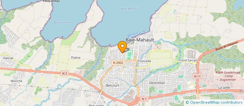 localisation de l'entreprise SUKXCEL EURL à BAIE MAHAULT