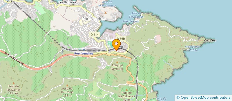 localisation de l'entreprise SULA  PORT-VENDRES