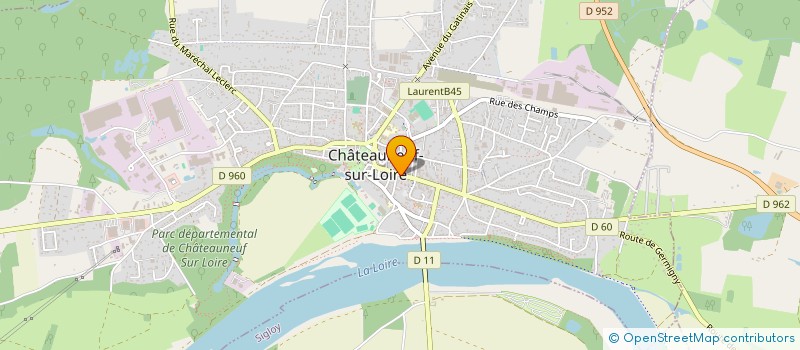 localisation de l'entreprise SULACCO TATTOO à CHATEAUNEUF-SUR-LOIRE