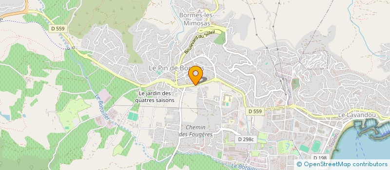 localisation de l'entreprise SULCA à BORMES-LES-MIMOSAS