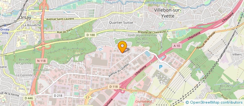 localisation de l'entreprise SULCUS FRANCE à VILLEBON-SUR-YVETTE
