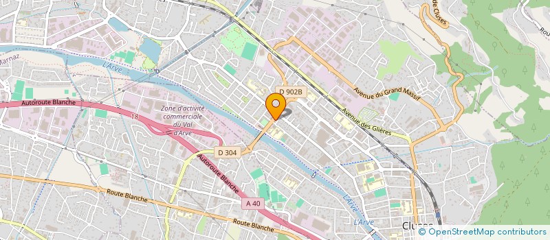 localisation de l'entreprise SULI  CLUSES