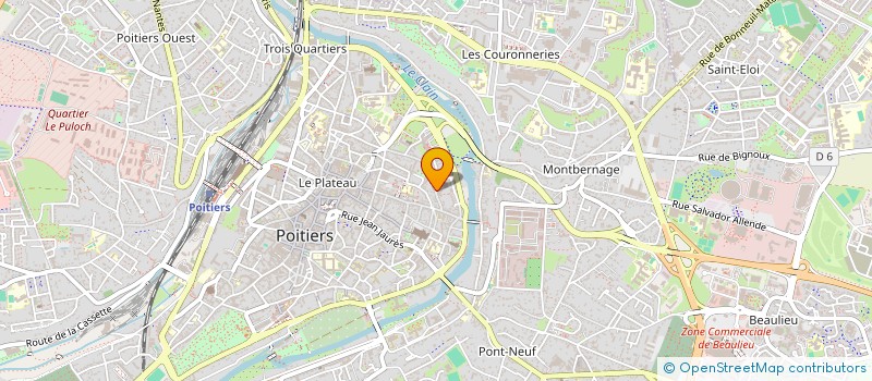 localisation de l'entreprise SULIVAX  POITIERS