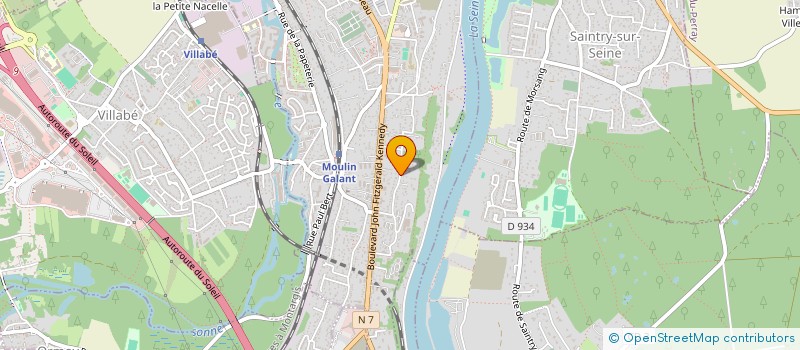 localisation de l'entreprise SULKIL  CORBEIL-ESSONNES